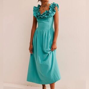 Free People Ruffle It Up Midi worn once!